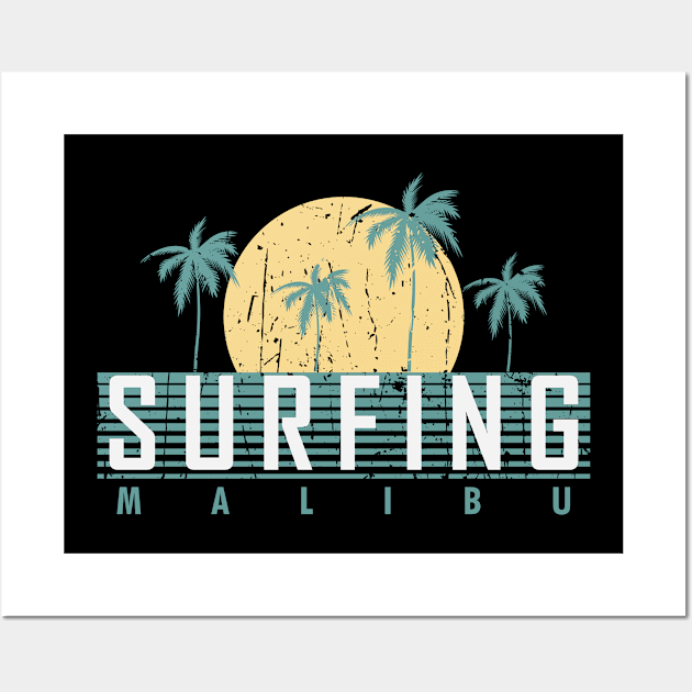 Malibu surf Wall Art by SerenityByAlex